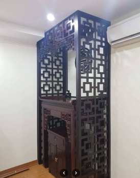 Công Dụng Của Vách Ngăn Gỗ Phòng Thờ Bàn Thờ